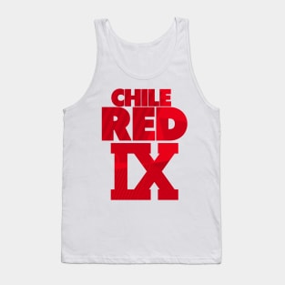 Chile Red Nine Retro Sneaker Art Tank Top